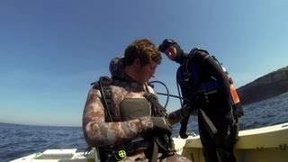 Scuba Diving at Cape Banks Botany Bay, Sydney - Sept 2013.