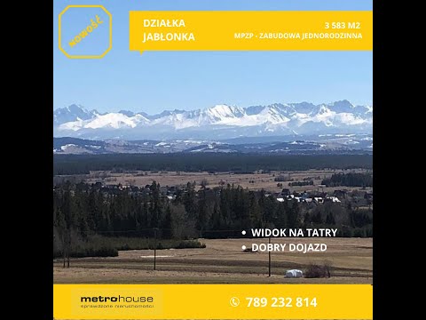 Sprzedaż - działka - Jabłonka - 5438217 - XETA606