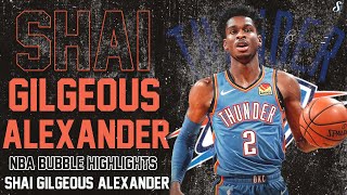 Shai Gilgeous-Alexander Is A Smooth Playmaker For OKC | 2020 NBA Bubble Play-In Game Highlights #NBA