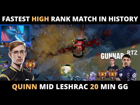 [Dota 2] This is how CCnC (Quinn) dominate high ranked mmr game with leshrac pick. 20 Mins gg play.