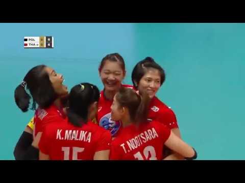 โปแลนด์ VS ไทย | POL VS THA   Semi Final   Montreux Volley Masters 2019
