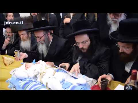 Pidyon Haben Of A Grandson Of The Shomrei Emunim Ashdod Rebbe - Elul 5777
