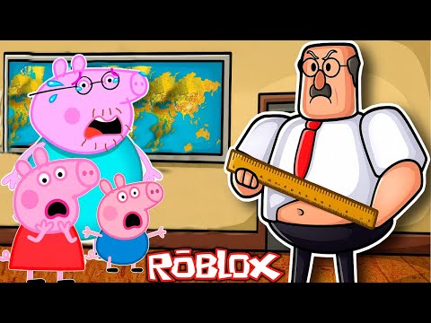 Peppa Pig Plays ESCAPE From Mr Pickle in Roblox GREAT SCHOOL BREAKOUT