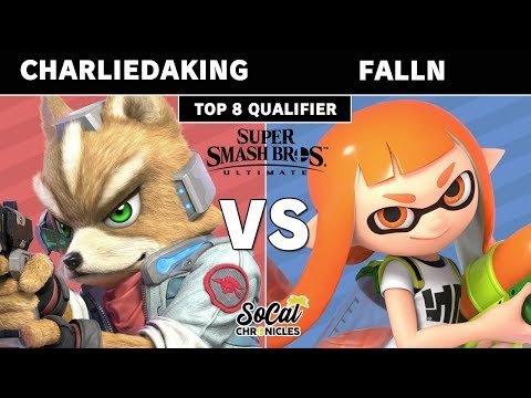 Smash Ultimate Tournament - Charliedaking (Fox) Vs. falln (Inkling) Losers Top 16 - SoCal Chronicles