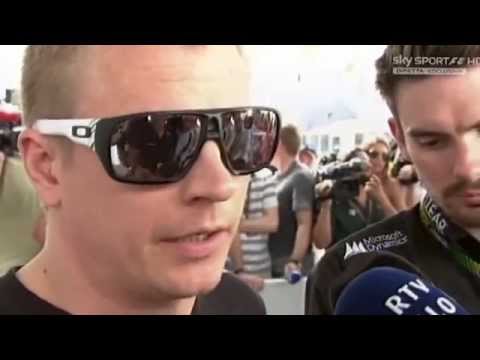 Malesya, Paddock intervista Kimi - 21/03/2013