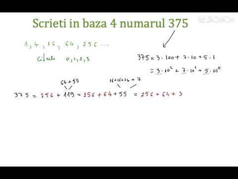 Baze de numeratie - exercitul 1