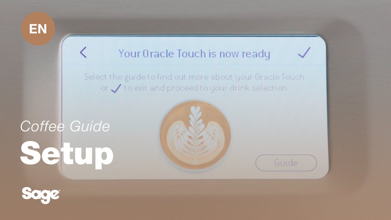 Brevilles handledning för att göra kaffe - Så här använder du gränssnittet