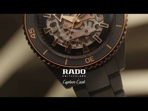 Rado Captain Cook High-Tech Ceramic Skeleton - The Warm Shade Of Great Adventure
