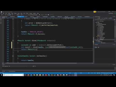 C++ Blocking Sockets Networking [Winsock] Tutorial 7: Binding a Socket