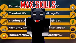 How to Max out Every Skill in Hypixel Skyblock