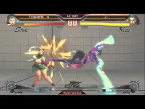 WGC 2013 Ireland vs Japan 5 v 5 SSF4 AE 2012 with commentary