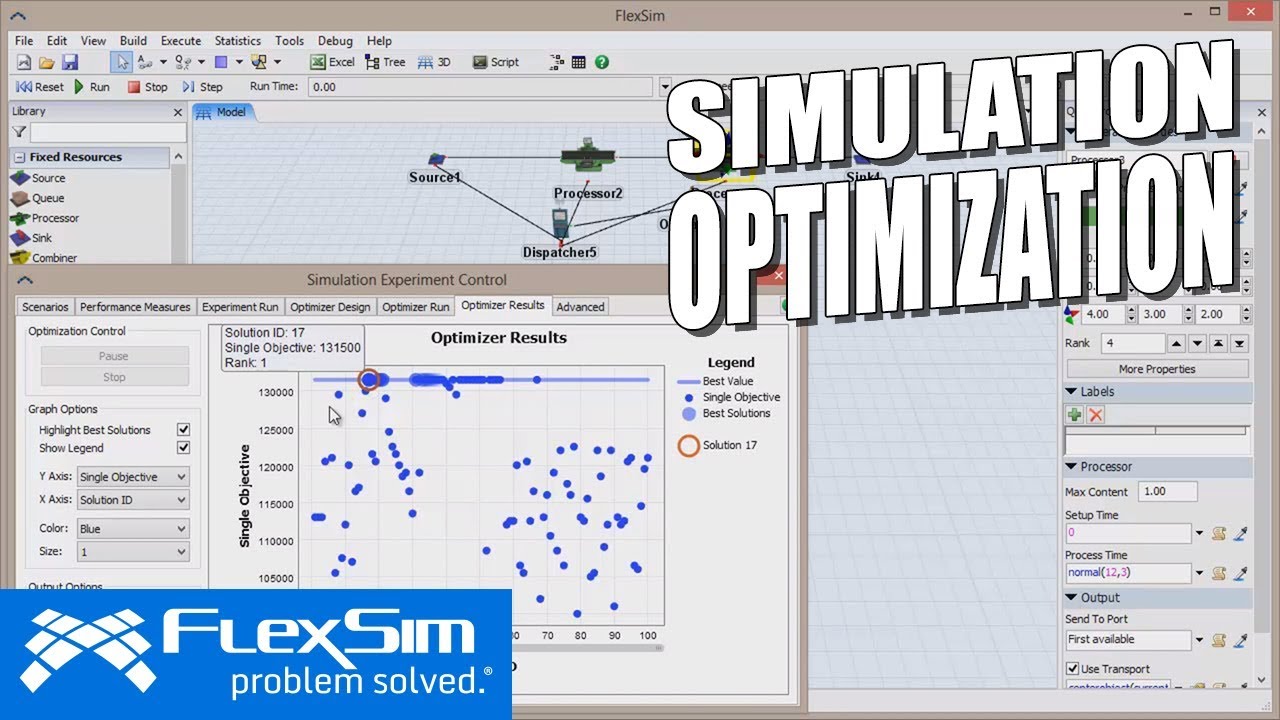 Simulation Optimization with FlexSim