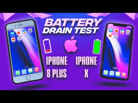 IPHONE X vs IPHONE 8 PLUS/BATTERY DRAIN TEST 2023 IOS 16.4.1