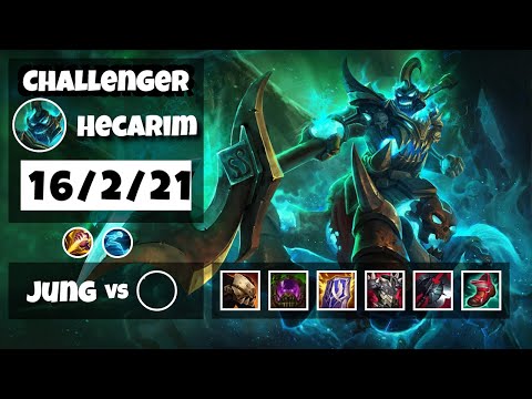 Hecarim vs Kha'Zix BR Challenger JUNGLE (16/2/21) - v11.6