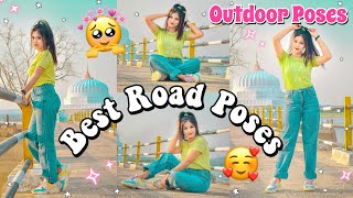 Best Outdoor & Road Poses | Sitting & Standing Poses for Girls | How to Pose | Creative Ragini