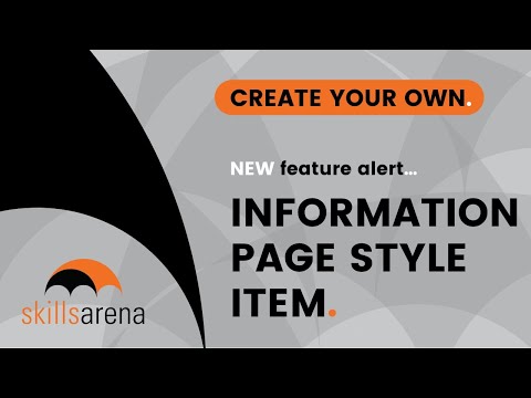 CYO New Information Page Style Item
