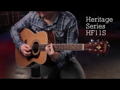 Washburn Heritage Series Acoustic Folk Guitar - Solid Red Cedar Top image 3