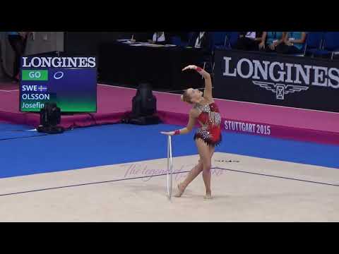 Josefine OLSSON (SWE) hoop - 2015 Stuttgart worlds Qualifs