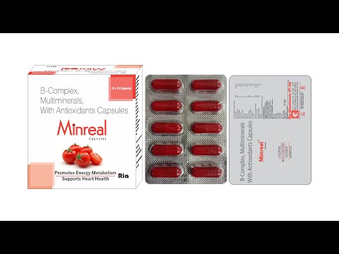 Multimineral capsule, for industrial, packaging type: strip