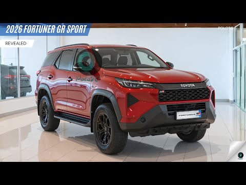 2026 Toyota Fortuner GR Sport Revealed - the most luxurious and sporty model of its generation!