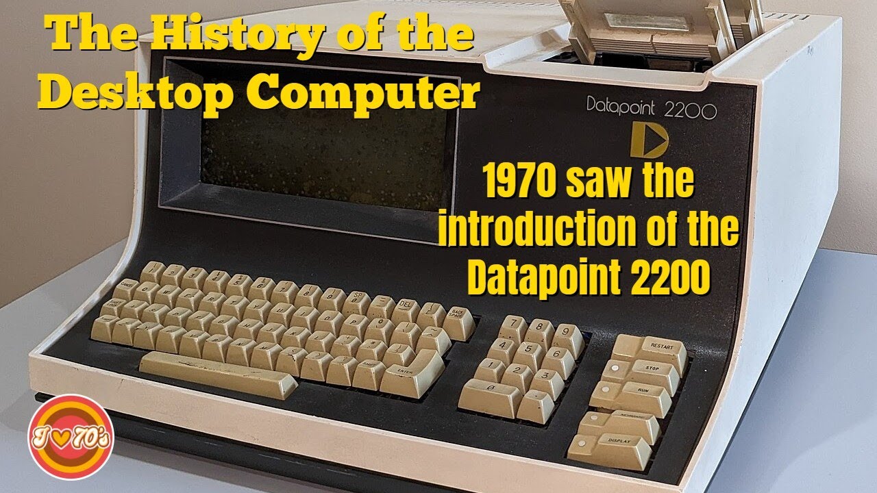 The History of the Desktop Computer started in 1970