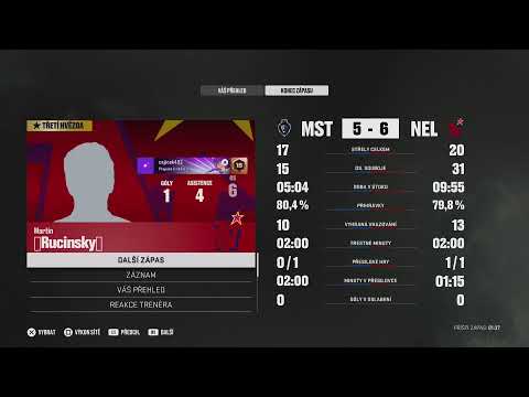 MOSTEČTÍ LVI - ESPORT vs HC Nelson | Příprava 2026