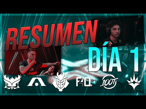 RESUMEN y MEJORES JUGADAS DEL DÍA 1 | VALORANT MASTERS BERLIN | ACEND vs SMB, G2 vs F4Q & 100T vs HL