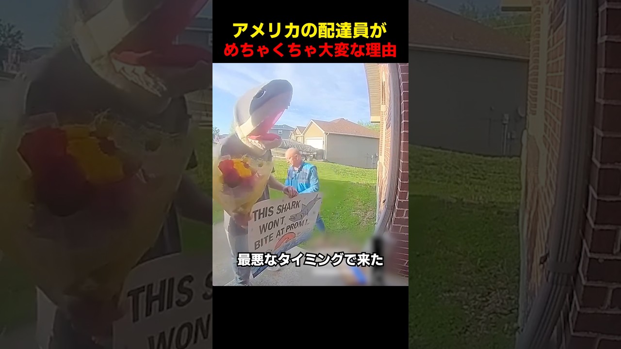 アメリカの配達員がめちゃくちゃ大変な理由