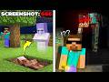 Testing Scary Minecraft Myths Caught in Screenshots!!
