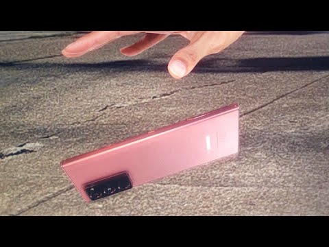 Galaxy Note 20 Ultra Fall- und Kratztest