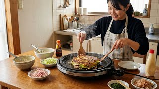 雑談生配信26年7月16日お好み焼き焼きます