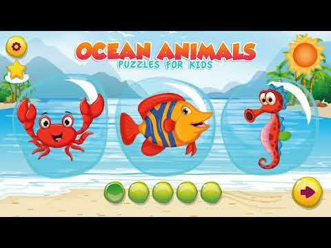 Puzzles for kids Ocean Animals Video