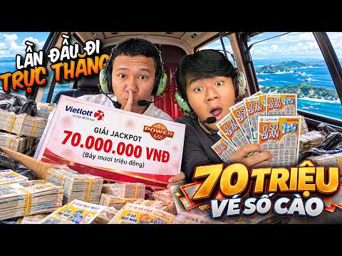 Dùng 70 Triệu Mua Vé Số Cào Để Đi Du Lịch Bằng Máy Bay Trực Thăng