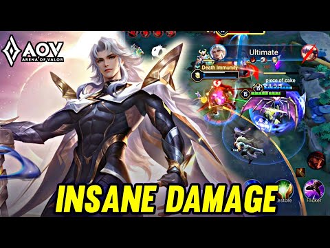AOV : EDRAS GAMEPLAY | INSANE DAMAGE - ARENA OF VALOR LIENQUAN MOBILE ROV