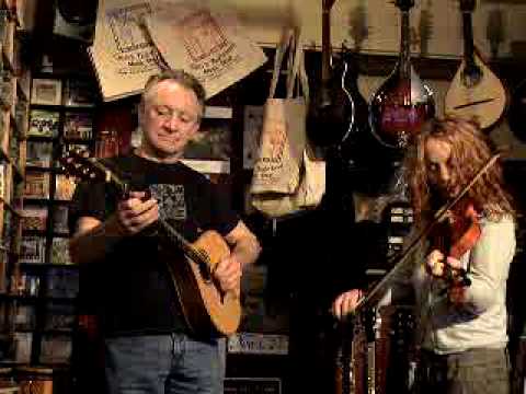 Donal Lunny at Custys Music shop