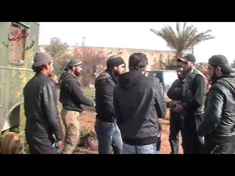 توجه عناصر لواء جسر حوران على جبهة النعيمة في ريف درعا