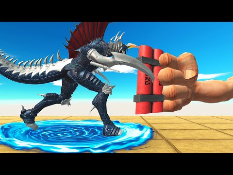 EVOLVE GATE VS DYNAMITE HAND - Animal Revolt Battle Simulator