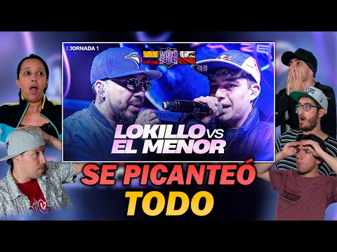 🫣 ¿HUBO CONTACTO FÍSICO? - COLOMBIANOS REACCIONAN a LOKILLO vs EL MENOR [FMS WORLD SERIES SUPERLIGA]