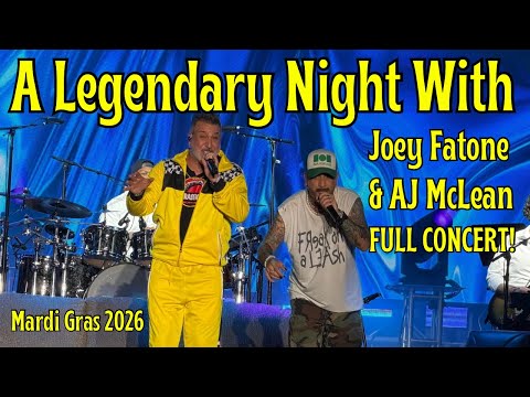 Joey Fatone and AJ McLean: A Legendary Night at Universal Orlando Resort - Mardi Gras 2026