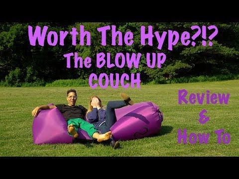 Blow Up Couch! Debunking The Myth - Comfortable or Crappy? How To & Review