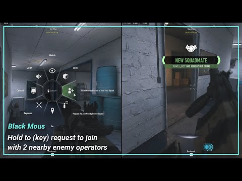 DMZ - Team Player - Hold to (key) request to join with 2 nearby enemy operators