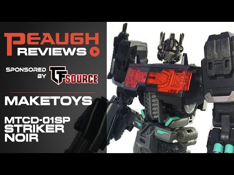 Video Review - Maketoys MTCD-01SP STRIKER NOIR