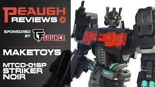 MTCD-01SP Striker Noir | MakeToys Cross Dimension Series | TFsource