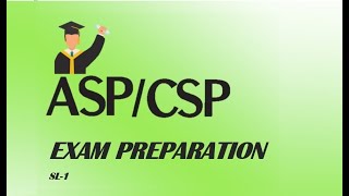 ASP/CSP (Certified Safety Professional) Exam preparation