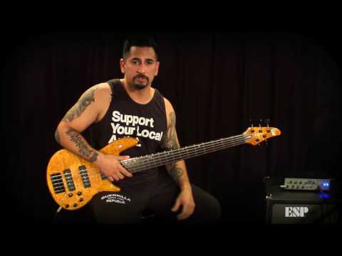 ESP Guitars: LTD H-1005SE Bass Demo by Gabe Rosales
