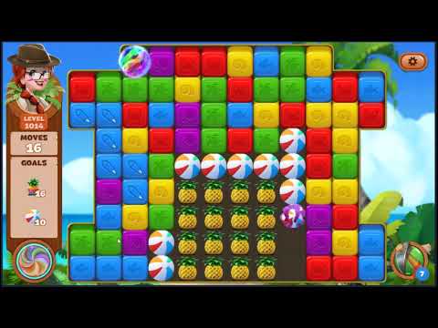 Lost Island Blast Adventure Level 1014 - NO BOOSTERS 🏝️ | SKILLGAMING ✔️