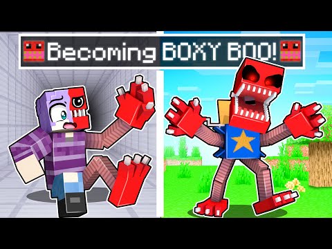Becoming BOXY BOO In Minecraft!