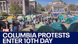Columbia protests enter 10th day