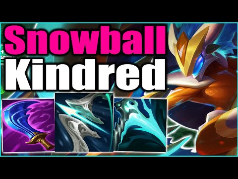 Snowball Kindred Build Makes The Enemy Jungler Useless! Season 12 ranked kindred carry!
