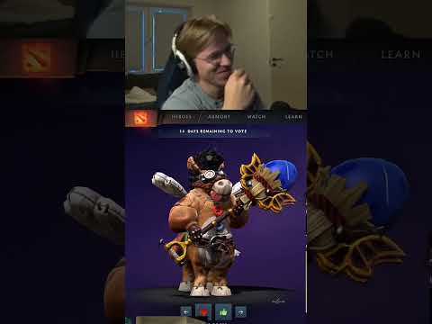 Topson reaction about Centaur new collectors cache 2025 🤣🤣 #dota2 #dotawtf #shorts